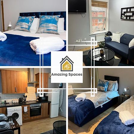 City Centre 2 Bed Flat Sleeps 3 For Work And Leisure With Free Wifi By Amazing Spaces Relocations Ltd Уоррингтон Экстерьер фото